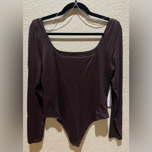 NWT Lululemon Wundermost Ultra Soft Nulu Square Neckline Long Sleeve Bodysuit XL - Picture 13 of 14